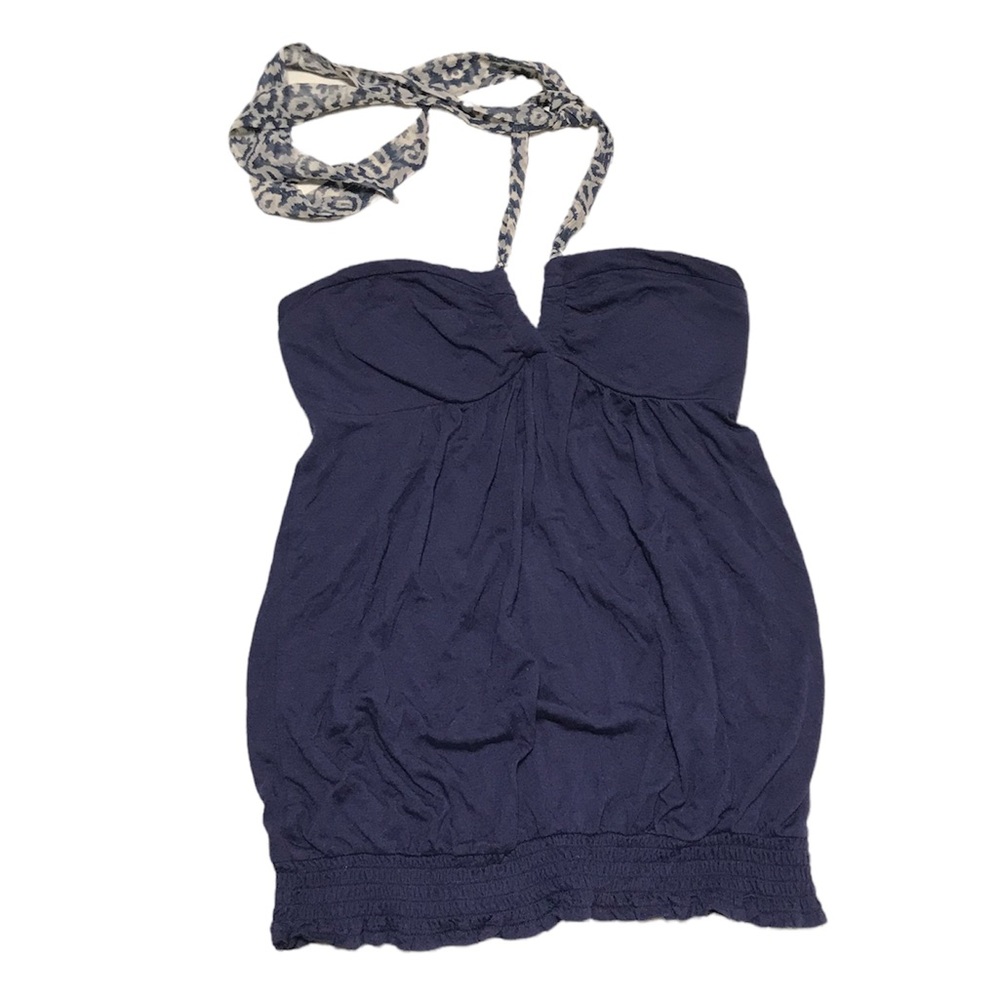 American Eagle Blue Halter Top